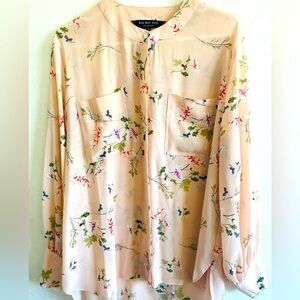 Rachel Roy Pink Floral blouse